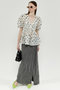 Washer Processing Shirring Maxi Skirt/ワッシャーシャーリングマキシスカート メゾンスペシャル/MAISON SPECIAL