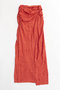 【予約販売】Washer Processing Shirring Maxi Skirt/ワッシャーシャーリングマキシスカート メゾンスペシャル/MAISON SPECIAL RED(レッド)