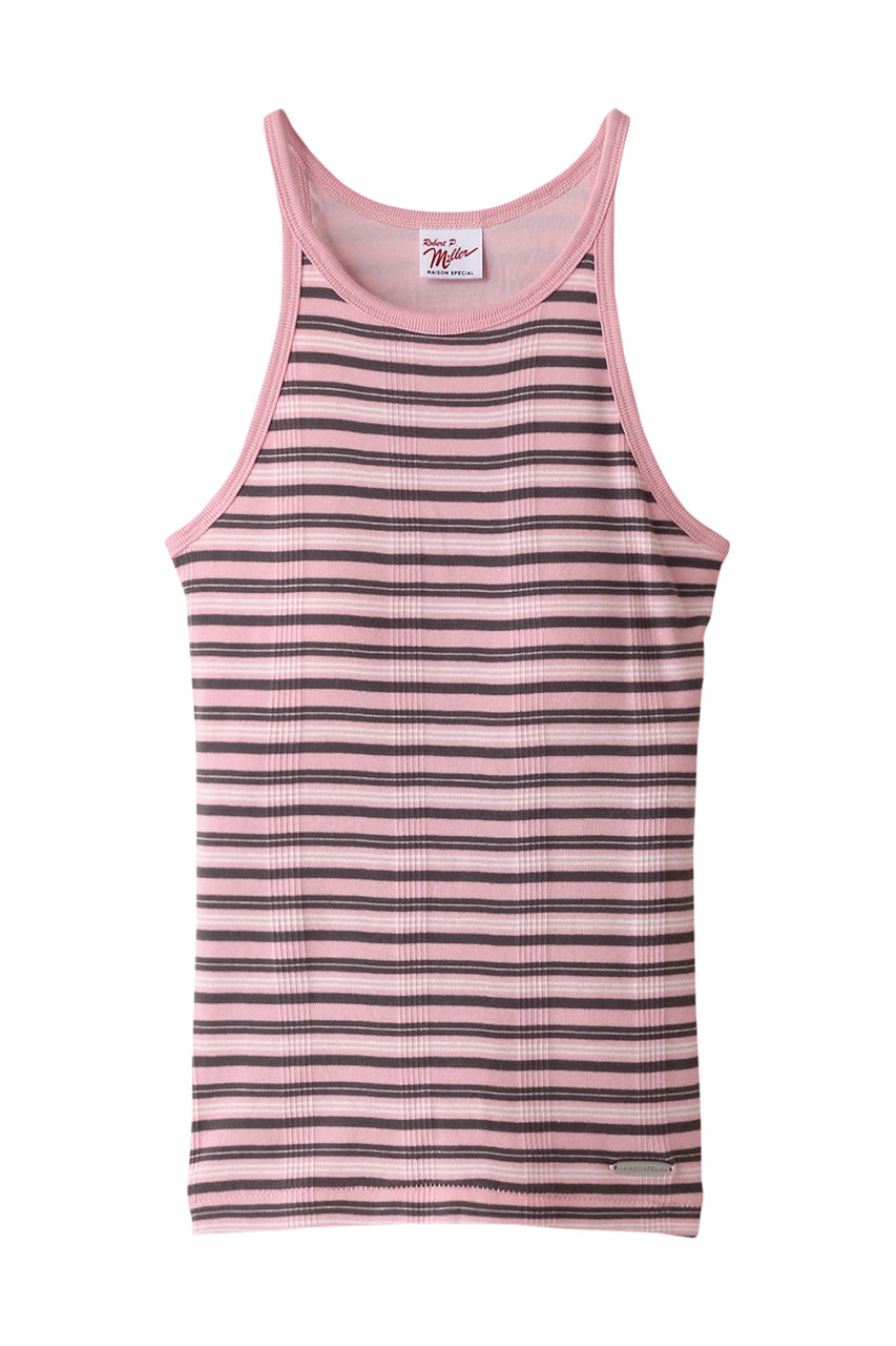 MAISON SPECIAL Miller Collaboration Tank Top/Millerコラボタンクトップス (PNK(ピンク), FREE) メゾンスペシャル ELLE SHOP