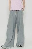 Side Line Pique Knitting Wide Pants/サイドラインカノコワイドパンツ