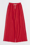 Side Line Pique Knitting Wide Pants/サイドラインカノコワイドパンツ メゾンスペシャル/MAISON SPECIAL RED(レッド)