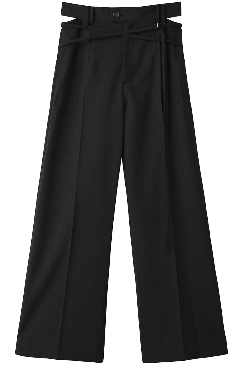 MAISON SPECIAL Belt Up Slacks/ベルトアップスラックス (BLK(ブラック), 38) メゾンスペシャル ELLE SHOP MAISON SPECIAL Belt Up Slacks/ベルトアップスラックス (BLK(ブラック), 38) メゾンスペシャル ELLE SHOP