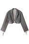Multi Fabric Short Jacket/マルチファブリックショートジャケット メゾンスペシャル/MAISON SPECIAL L.GRY(ライトグレー)