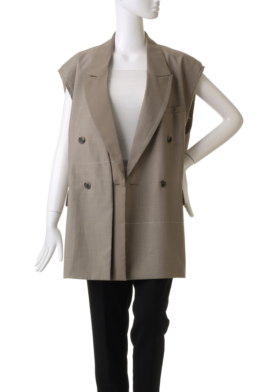 MAISON SPECIAL(メゾンスペシャル)｜Double Color Hand Stitched Gilet 