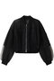 Tulle Layered Blouson/チュールレイヤードブルゾン メゾンスペシャル/MAISON SPECIAL BLK(ブラック)