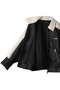 Bicolor faux Leather Blouson/バイカラーフェイクレザーブルゾン メゾンスペシャル/MAISON SPECIAL