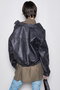 Washed faux Leather Blouson/ウォッシュドフェイクレザーブルゾン メゾンスペシャル/MAISON SPECIAL