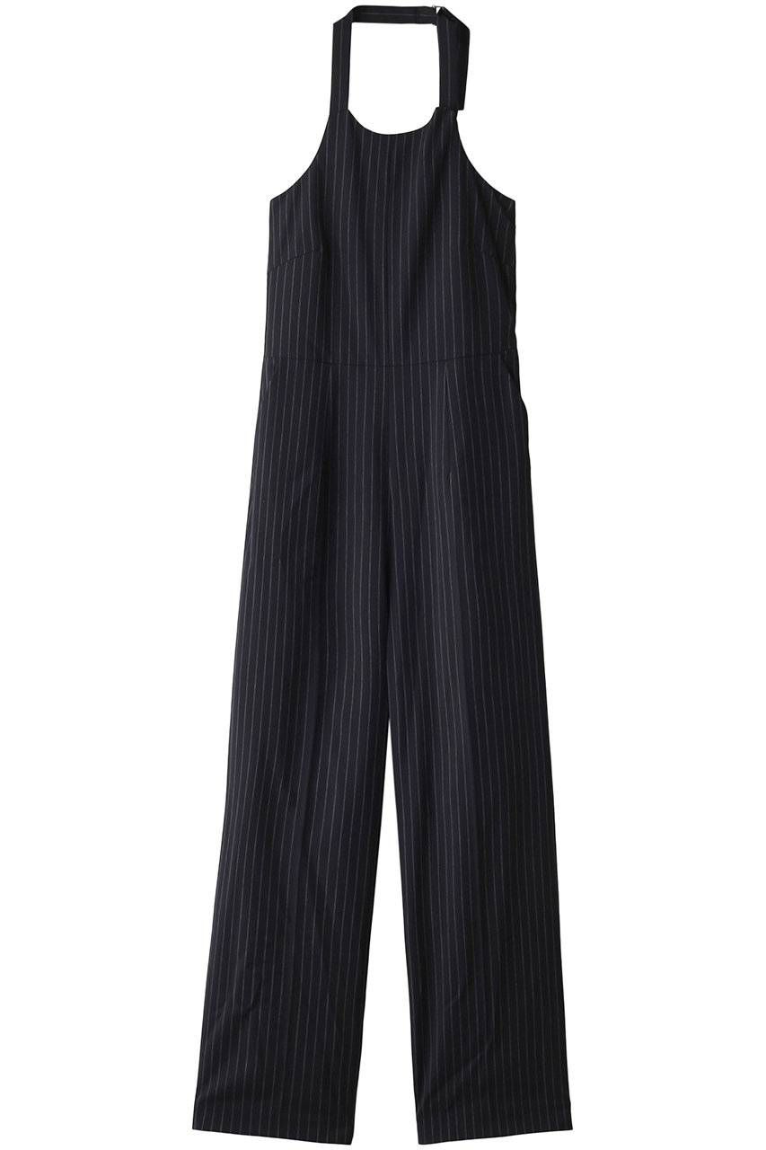 MAISON SPECIAL American Sleeve Stripe Jumpsuit/アメスリストライプジャンプスーツ (NVY(ネイビー), 36) メゾンスペシャル ELLE SHOP