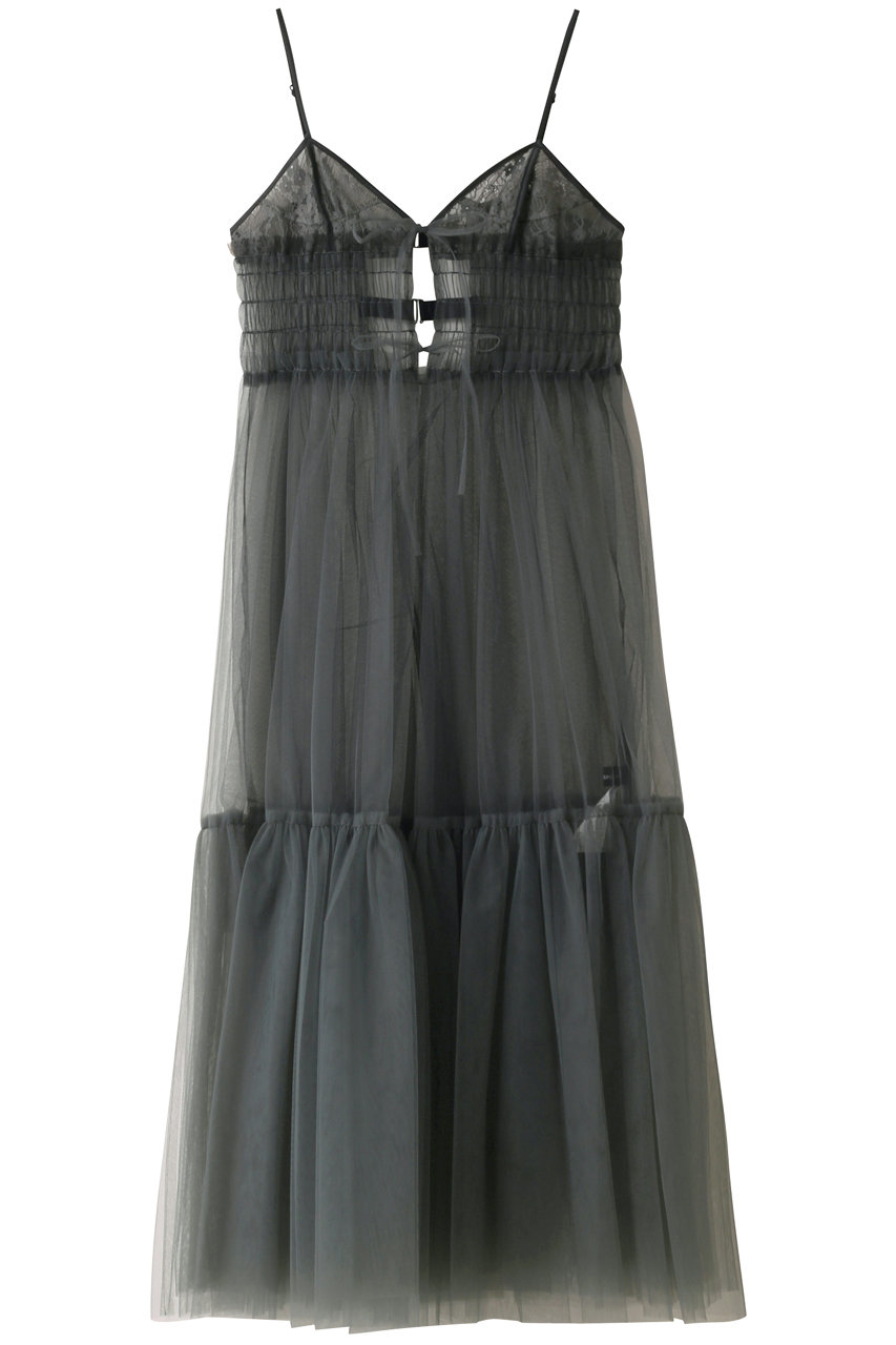 Tulle Shirring Gathered Dress/チュールシャーリングギャザードレス