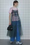 Tulle Shirring Gathered Dress/チュールシャーリングギャザードレス メゾンスペシャル/MAISON SPECIAL