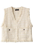 MAISON SPECIAL(メゾンスペシャル)｜Tweed Short Length Vest/ツイード