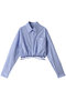 Sheer Short Length Shirt/シアーショートシャツ メゾンスペシャル/MAISON SPECIAL BLU(ブルー)