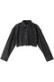 Washer Denim Oversized Short Shirt/ワッシャーデニムオーバーショートシャツ メゾンスペシャル/MAISON SPECIAL BLK(ブラック)