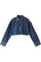 Washer Denim Oversized Short Shirt/ワッシャーデニムオーバーショートシャツ メゾンスペシャル/MAISON SPECIAL BLU(ブルー)