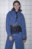 Washer Denim Oversized Short Shirt/ワッシャーデニムオーバーショートシャツ