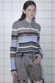 MAISON SPECIAL(メゾンスペシャル)｜Multi Border Spiky Knit