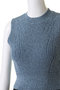 Curl Yarn Short Length Sleeveless Knit Tops/カールヤーンショートノースリーブニット メゾンスペシャル/MAISON SPECIAL