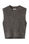 Curl Yarn Short Length Sleeveless Knit Tops/カールヤーンショートノースリーブニット メゾンスペシャル/MAISON SPECIAL MLT1(マルチカラー)