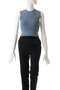 Curl Yarn Short Length Sleeveless Knit Tops/カールヤーンショートノースリーブニット メゾンスペシャル/MAISON SPECIAL