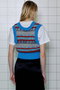 Multicolor Knit Vest/マルチカラーニットベスト メゾンスペシャル/MAISON SPECIAL