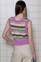 Multicolor Knit Vest/マルチカラーニットベスト メゾンスペシャル/MAISON SPECIAL