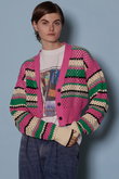 Multi Border Cardigan/マルチボーダーカーディガン