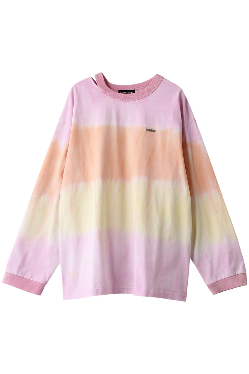 MAISON SPECIAL Tie-dye Oversized T-shirt/タイダイオーバーTEE (PNK(ピンク), FREE) メゾンスペシャル ELLE SHOP MAISON SPECIAL Tie-dye Oversized T-shirt/タイダイオーバーTEE (PNK(ピンク), FREE) メゾンスペシャル ELLE SHOP