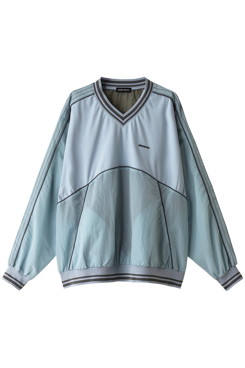 MAISON SPECIAL Piping Sideline Tops/パイピングサイドライントップ (BLU(ブルー), FREE) メゾンスペシャル ELLE SHOP MAISON SPECIAL Piping Sideline Tops/パイピングサイドライントップ (BLU(ブルー), FREE) メゾンスペシャル ELLE SHOP
