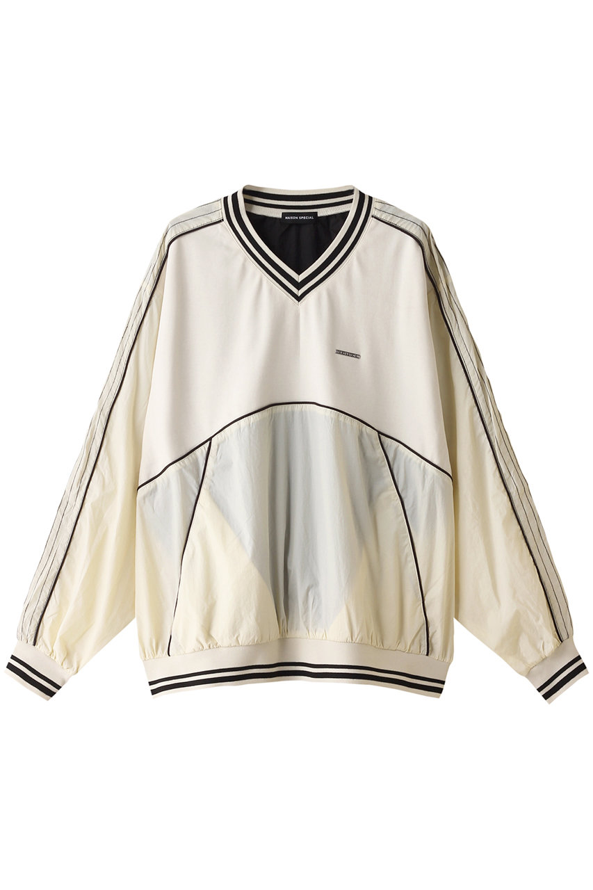 MAISON SPECIAL Piping Sideline Tops/パイピングサイドライントップ (WHT(ホワイト), FREE) メゾンスペシャル ELLE SHOP MAISON SPECIAL Piping Sideline Tops/パイピングサイドライントップ (WHT(ホワイト), FREE) メゾンスペシャル ELLE SHOP