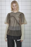 MAISON SPECIAL 2wayチュールパフスリーブトップス 2way Tulle Puff Sleeve Tops/2WAYチュールパフスリーブトップス