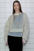 See-through Side Zip Pullover/シースルーサイドジッププルオーバー
