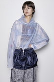 See-through Tulle Hoodie/シースルーチュールフーディ