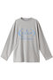 Heart Meltet Oversized T-shirt/ハートメルテットオーバーロンTEE メゾンスペシャル/MAISON SPECIAL L.GRY(ライトグレー)