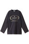 Heart Meltet Oversized T-shirt/ハートメルテットオーバーロンTEE メゾンスペシャル/MAISON SPECIAL NVY(ネイビー)