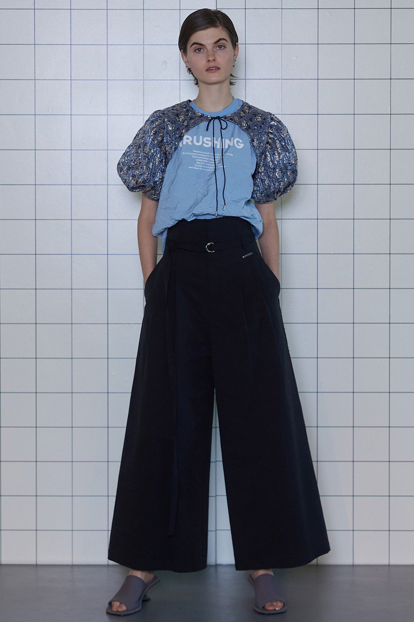 MAISON SPECIAL(メゾンスペシャル)｜Two Tuck High Waist Wide Pants