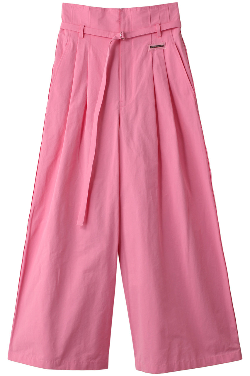 MAISON SPECIAL Two Tuck High Waist Wide Pants/ツータックハイウエストワイドパンツ (PNK(ピンク), 36) メゾンスペシャル ELLE SHOP