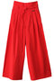 Two Tuck High Waist Wide Pants/ツータックハイウエストワイドパンツ メゾンスペシャル/MAISON SPECIAL RED(レッド)