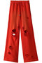 Sweat Distressed Wide Pants/スウェットダメージワイドパンツ メゾンスペシャル/MAISON SPECIAL RED(レッド)