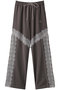 Lace Docking Jersey Pants/レースドッキングジャージパンツ メゾンスペシャル/MAISON SPECIAL C.GRY(チャコールグレー)