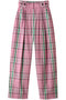 2way Check Balloon Pants/2WAYチェックバルーンパンツ メゾンスペシャル/MAISON SPECIAL PNK(ピンク)