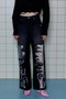 Tulle Distressed Denim Pants/チュールダメージデニム メゾンスペシャル/MAISON SPECIAL