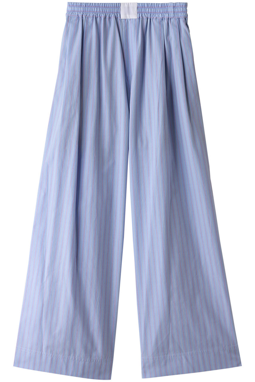 メゾンスペシャル/MAISON SPECIALのStripe Easy Over Pants/ストライプイージーオーバーパンツ(BLU(ブルー)/21241465805)