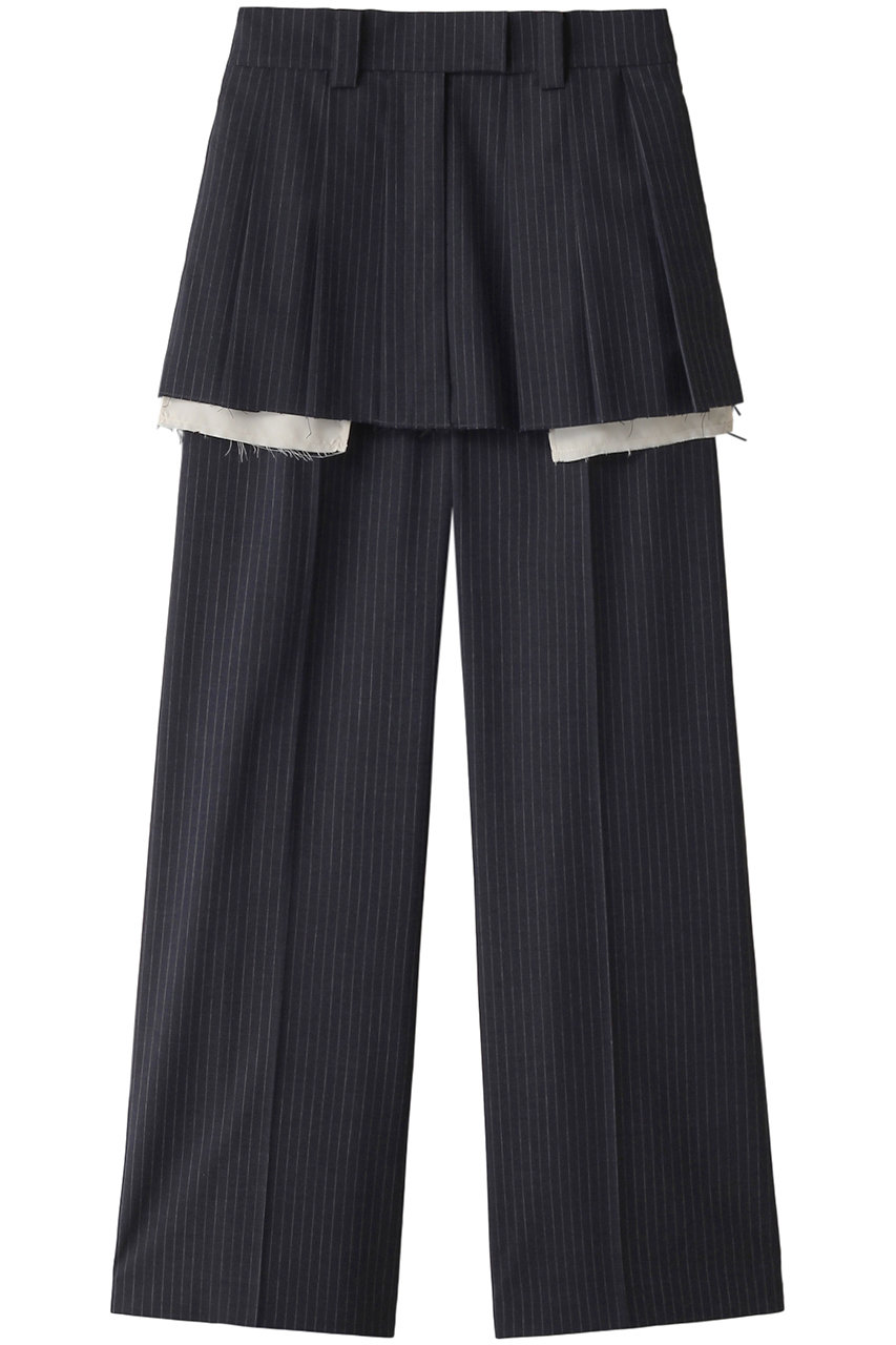 MAISON SPECIAL Box Pleated Skirt Pants/ボックスプリーツスカートパンツ (NVY(ネイビー), 36) メゾンスペシャル ELLE SHOP
