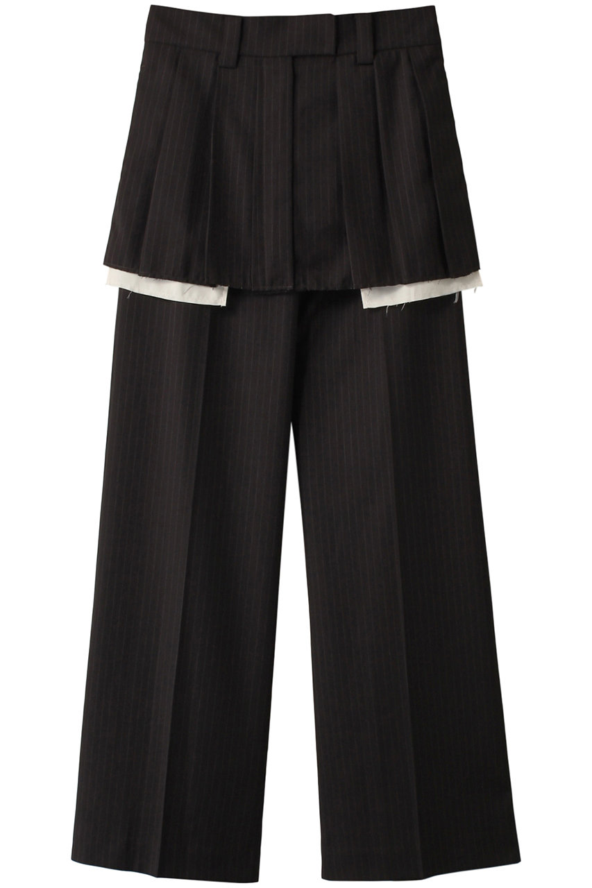 MAISON SPECIAL Box Pleated Skirt Pants/ボックスプリーツスカートパンツ (BRN(ブラウン), 36) メゾンスペシャル ELLE SHOP MAISON SPECIAL Box Pleated Skirt Pants/ボックスプリーツスカートパンツ (BRN(ブラウン), 36) メゾンスペシャル ELLE SHOP
