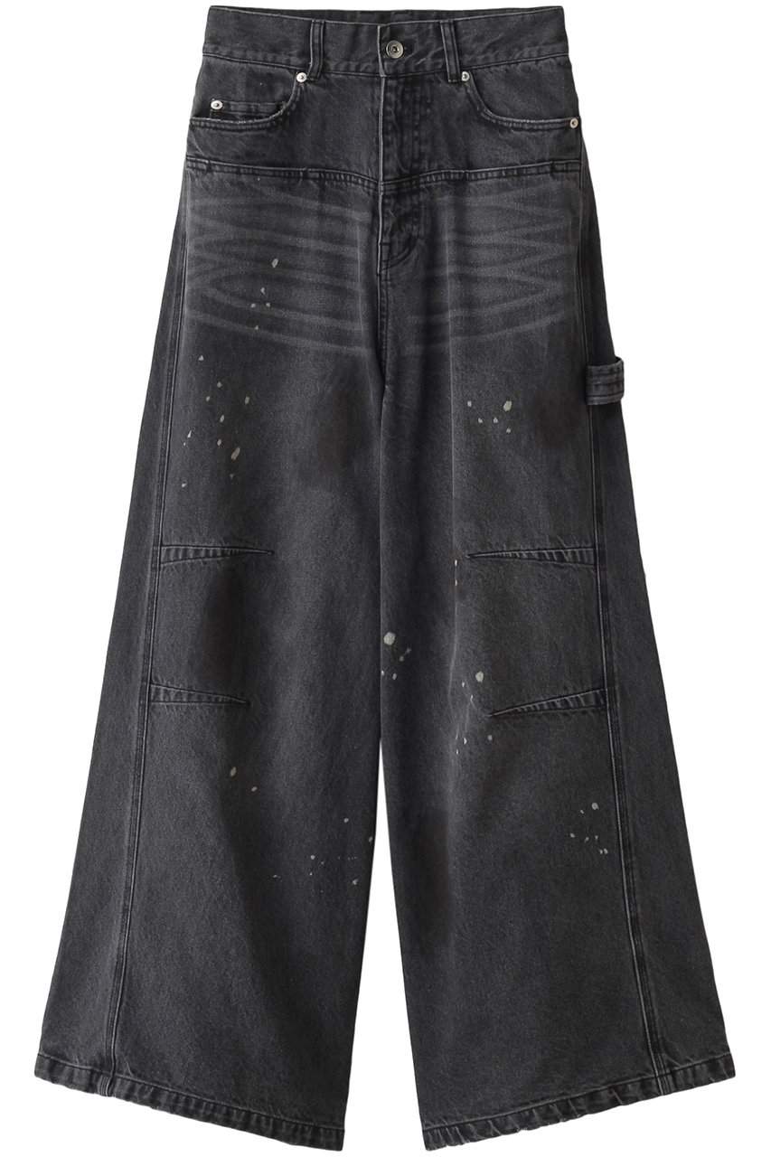 メゾンスペシャル/MAISON SPECIALのBaggy Painter Pants/バギーペインターパンツ(BLK(ブラック)/21241466101)