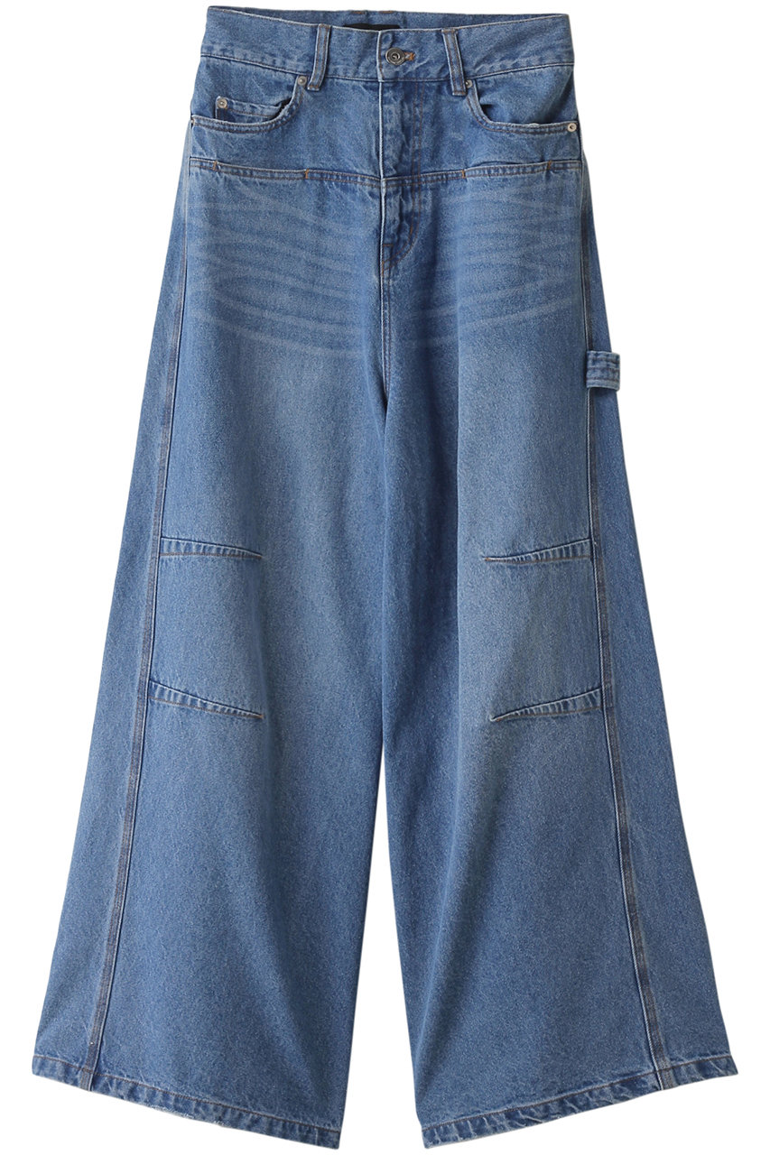 メゾンスペシャル/MAISON SPECIALのBaggy Painter Pants/バギーペインターパンツ(BLU(ブルー)/21241466101)