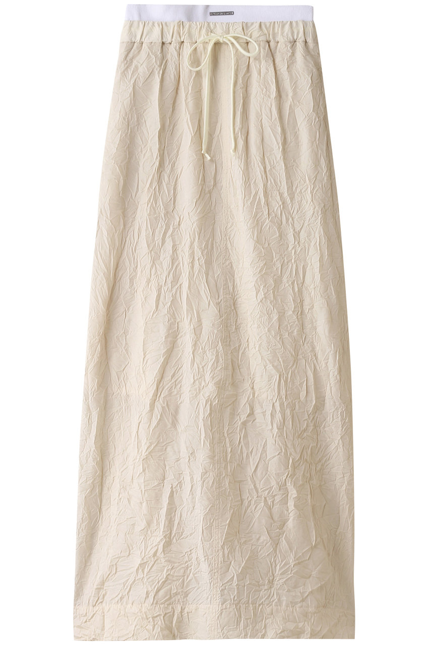 メゾンスペシャル/MAISON SPECIALの【予約販売】Washer Pleats Maxi Skirt/ワッシャープリーツマキシスカート(WHT(ホワイト)/21241515101)
