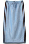 Sequins Side Line Track Skirt/スパンコールサイドライントラックスカート メゾンスペシャル/MAISON SPECIAL BLU(ブルー)