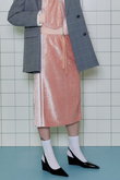 Sequins Side Line Track Skirt/スパンコールサイドライントラックスカート