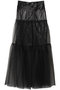 Metallic Hard Tulle Skirt/メタリックハードチュールスカート メゾンスペシャル/MAISON SPECIAL BLK(ブラック)